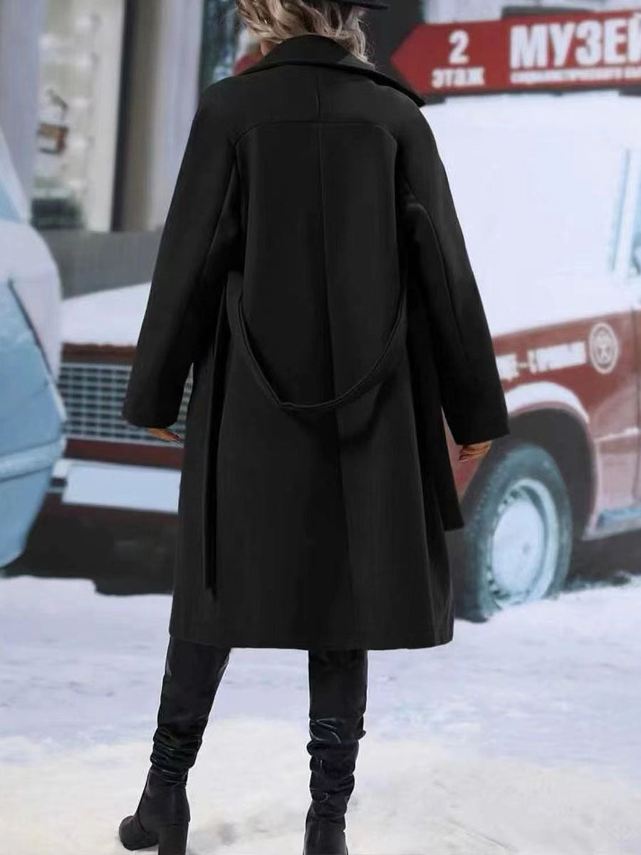 Women's Long Coat - Warm & Stylish