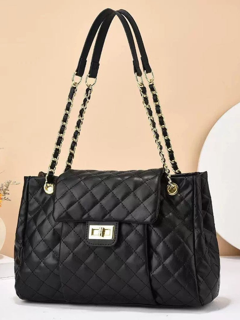 Elegant Quilted Chain Shoulder Bag – Women’s Handbag