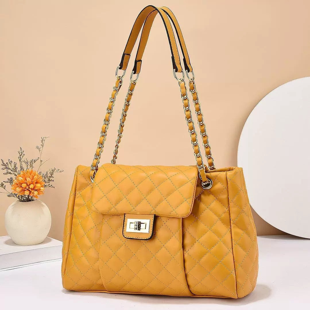 Elegant Quilted Chain Shoulder Bag – Women’s Handbag
