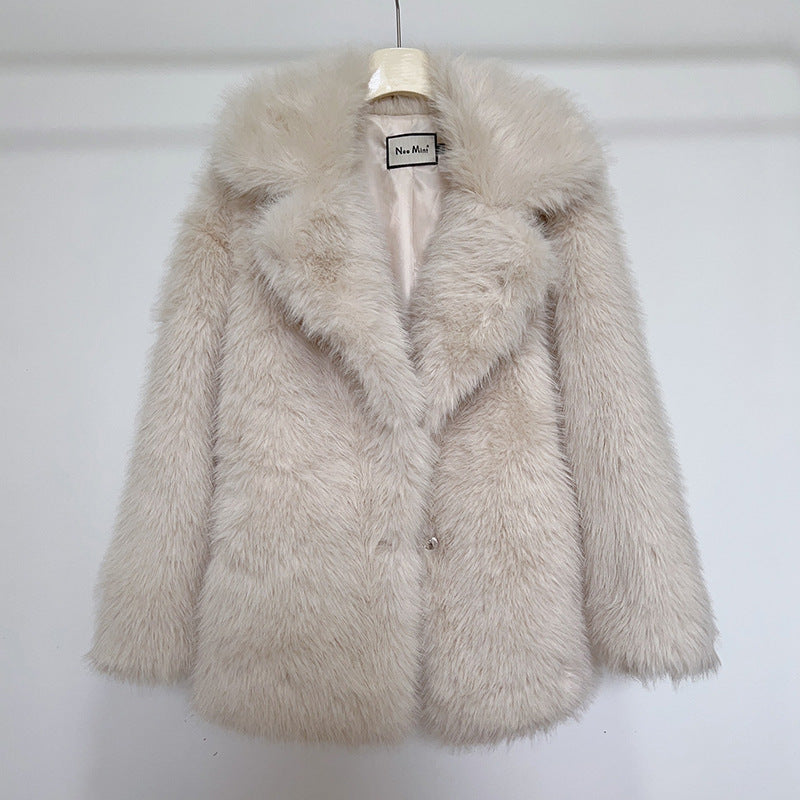 Vegan Fur Women's Winter Coat