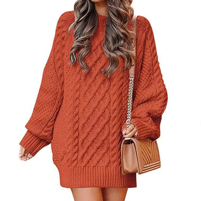 Elegant Boho Knitwear Oversized Sweater for Women