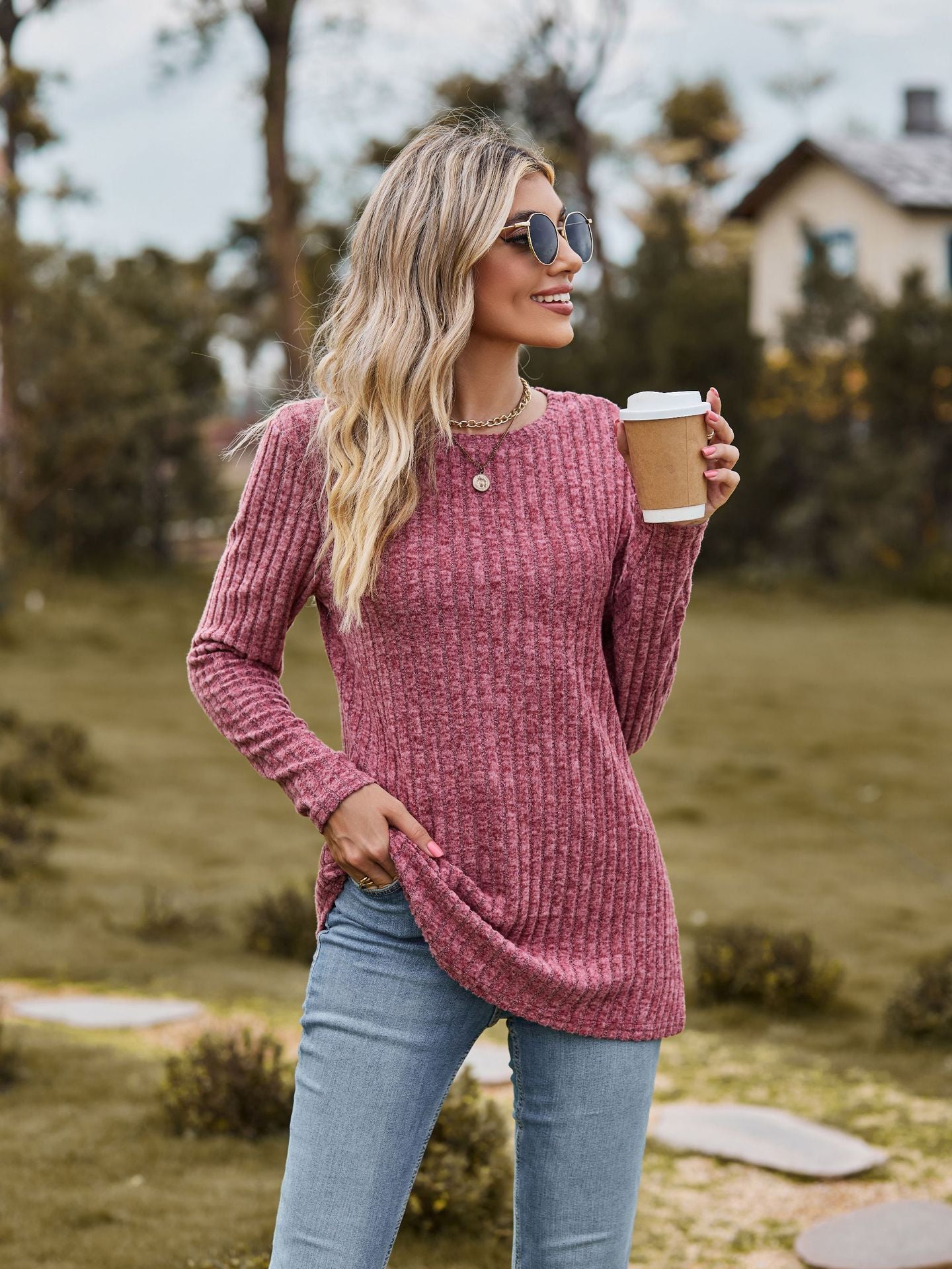 Elegant Knitted Women's Cardigan - Cozy & Stylish