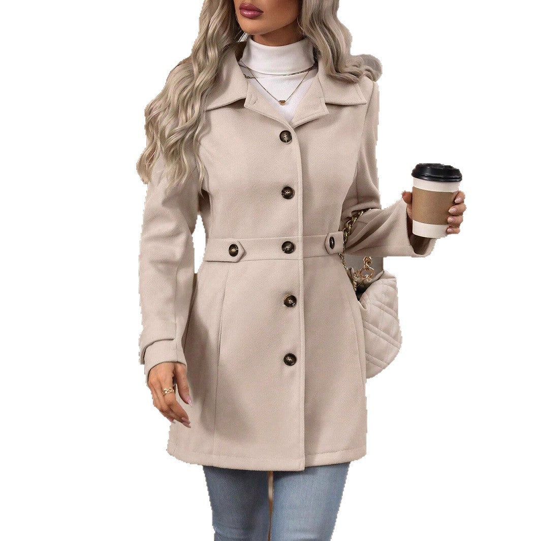 Elegant Women's Suit Jacket - Retro Slim Fit