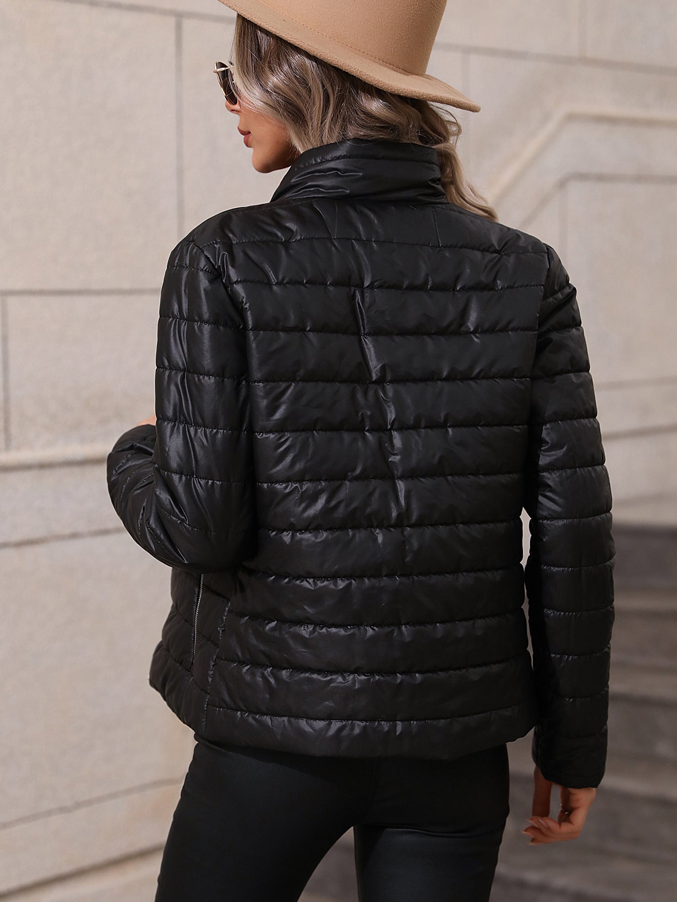 Versatile Women's Puffer Jacket - Autumn/Winter