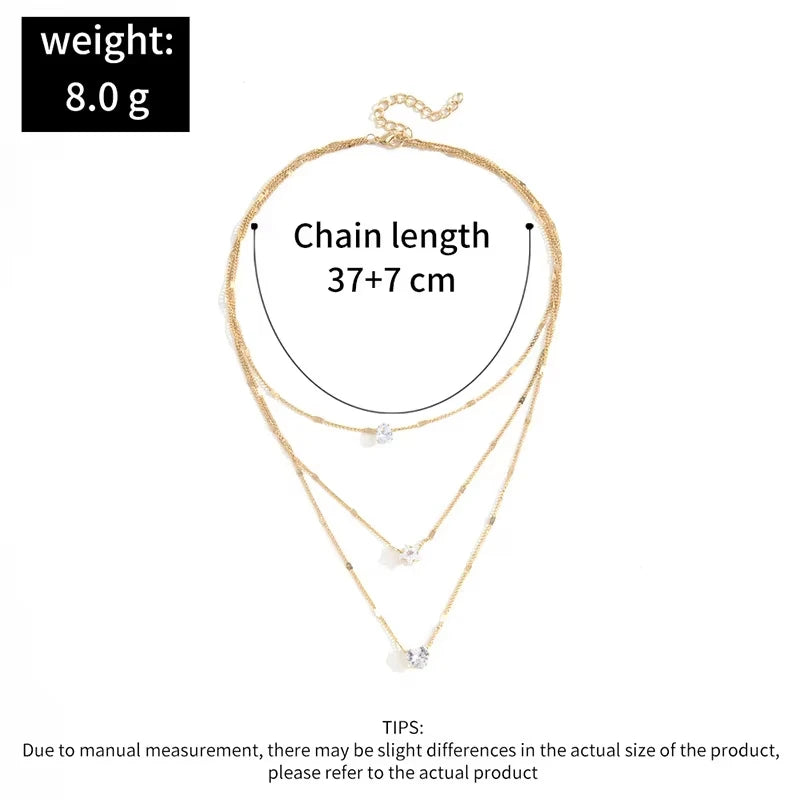 Vintage Crystal Love Heart Jewelry Set – 3 Pieces, Hypoallergenic