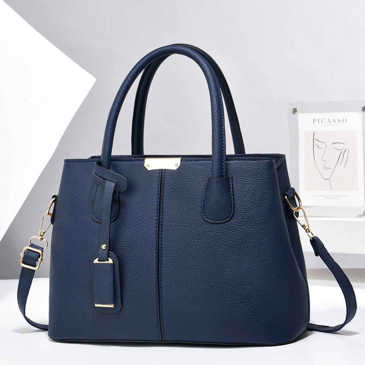 Vegan Leather Women's Tote Bag - Stylish & Spacious