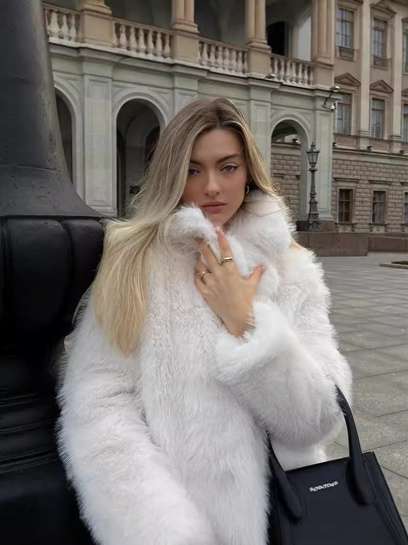 Vegan Fur Women's Winter Coat