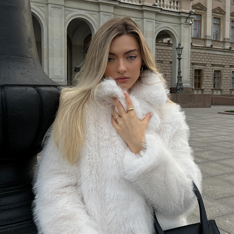 Vegan Fur Women's Winter Coat