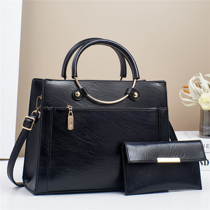 Elegant Women's 2-Piece Vintage Tote Set