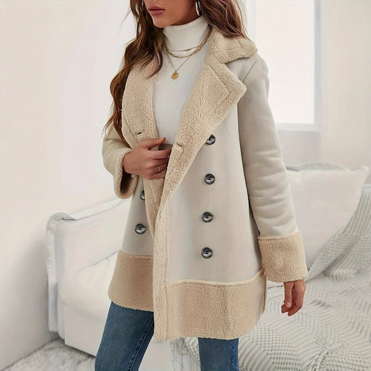 Elegant Women's Long Lapel Coat