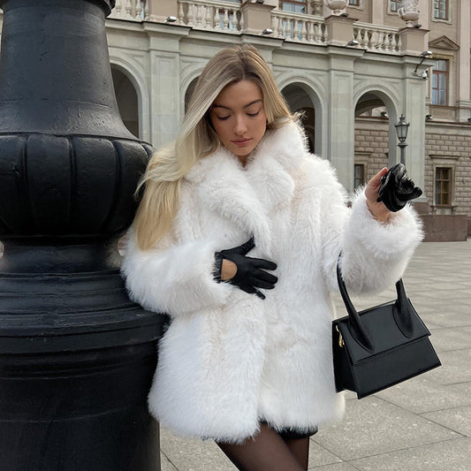 Vegan Fur Women's Winter Coat