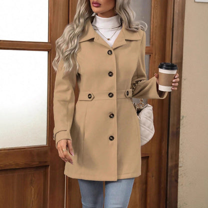 Elegant Women's Suit Jacket - Retro Slim Fit