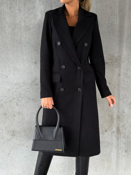 Fashion Slim Fit Woolen Coat for Women