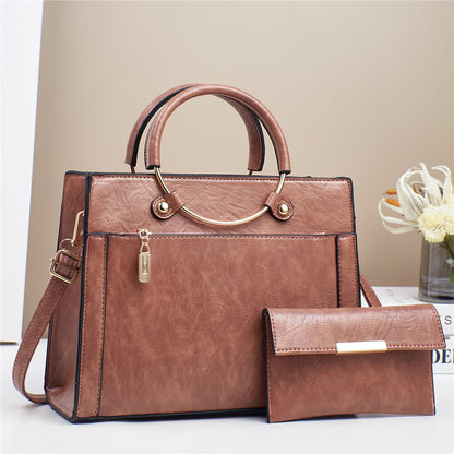 Elegant Women's 2-Piece Vintage Tote Set