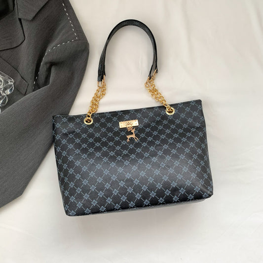 Elegant Tartan Plaid Tote Bag for Women