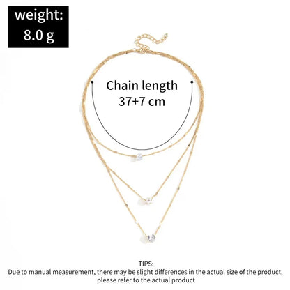 Vintage Crystal Love Heart Jewelry Set – 3 Pieces, Hypoallergenic