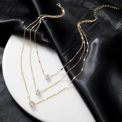 Vintage Crystal Love Heart Jewelry Set – 3 Pieces, Hypoallergenic